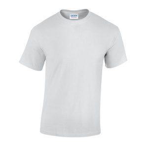 Ciężka Bawełniana Koszulka Unisex Dla Dorosłych. Niebieskie bluzki GILDAN, m, bez wzorów, z bawełny, sportowe, bez kołnierzyka, bez ramiączek. Za 49,99 zł.