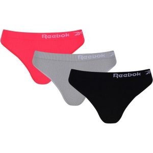Majtki damskie figi Reebok Kamila 3pak. Figi Reebok, bez wzorów, z elastanu. Za 81,00 zł.