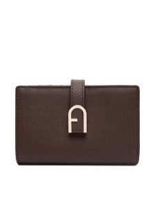 Furla Portfel Flow S Compact Wallet WP00401 BX2045 CN 4284S 1007 Brązowy. Brązowe portfele Furla, bez wzorów, ze skóry. Za 479,99 zł.