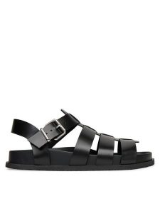 Tommy Jeans Sandały Tjw Fisherman Patent Sandal EN0EN02874 Czarny. Czarne sandały Tommy Jeans, bez wzorów, z jeansu, bez obcasa, na płaskiej podeszwie, bez zapięcia. Za 299,99 zł.