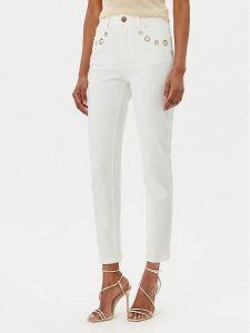 Artigli Jeansy ADDE002564 058 Biały Slim Fit. Białe jeansy Artigli, bez wzorów, z bawełny. Za 179,99 zł.