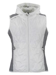 Peak Mountain Kamizelka polarowa "Antilope" w kolorze biało-szarym rozmiar: XXL. Białe kamizelki Peak Mountain, xxl, bez wzorów, z polaru, bez kołnierzyka, bez ramiączek, bez kaptura. Za 173,99 zł.