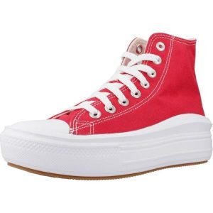 Buty Converse Chuck Taylor All Star czerwone. Czerwone trampki Converse, bez wzorów, bez zapięcia. W wyprzedaży za 378,15 zł.