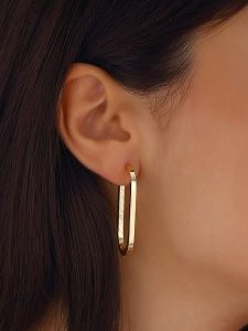 Nakkash Pozłacane kolczyki-wkrętki rozmiar: onesize. Żółte kolczyki Nakkash, pozłacane. Za 74,28 zł.