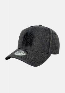 Czapka New Era 60771822 unisex. Czarne czapki New Era, bez wzorów, z materiału. Za 148,45 zł.