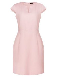 More & More Sukienka w kolorze jasnoróżowym rozmiar: 40. Różowe sukienki More & More, bez wzorów, bez kołnierzyka, bez ramiączek, midi. Za 151,95 zł.