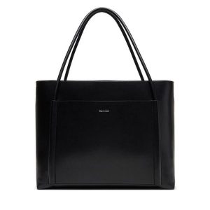 Torebka Calvin Klein. Czarne shopper bag Calvin Klein, bez wzorów, bez dodatków. Za 369,99 zł.