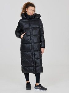 Athlecia Płaszcz zimowy Elly W Maxi Puffer EA233361 Czarny Regular Fit. Czarne płaszcze Athlecia, na zimę, bez wzorów, z syntetyku, bez kaptura. Za 819,99 zł.