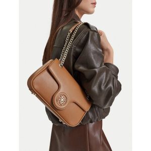 Torebka Nine West. Brązowe torebki klasyczne Nine West, bez wzorów, bez dodatków. Za 229,99 zł.