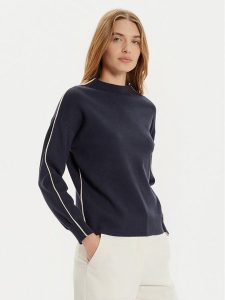 Tatuum Sweter Coraline T2420.090B Granatowy Regular Fit. Niebieskie swetry klasyczne Tatuum, l, z syntetyku, bez kołnierzyka. Za 309,99 zł.