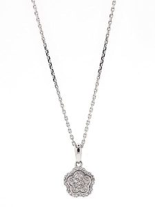 Maison héritage PARIS Złota zawieszka "Blair" z diamentami rozmiar: onesize. Szare zawieszki Maison héritage PARIS, z diamentem, złote. Za 1 087,99 zł.