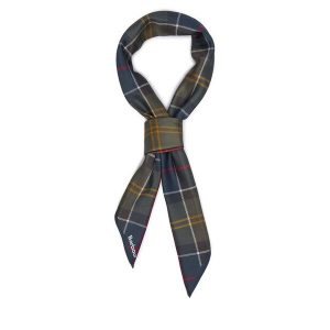 Apaszka Barbour. Zielone apaszki i chusty Barbour, bez wzorów. Za 179,99 zł.
