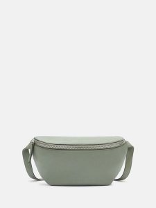 Liebeskind Berlin Skórzana saszetka "Tavia" w kolorze jasnozielonym - 32 x 14 x 7 cm rozmiar: onesize. Zielone nerki i saszetki Liebeskind Berlin, bez wzorów, z materiału. Za 384,71 zł.