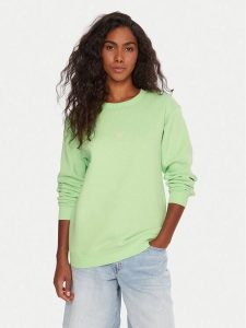 Roxy Bluza Surf Stoked ERJFT05018 Zielony Regular Fit. Zielone bluzy Roxy, m, bez wzorów, z bawełny, bez kaptura. Za 209,99 zł.