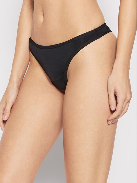 Selmark Figi brazylijskie Basicos 00204 Czarny. Czarne figi Selmark, bez wzorów, z syntetyku. Za 39,99 zł.