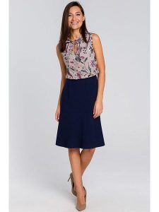 Stylove Bluzka w kolorze fioletowym rozmiar: S. Różowe bluzki Stylove, s, bez wzorów, bez kołnierzyka, bez ramiączek. Za 109,52 zł.