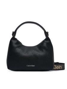Calvin Klein Torebka LV04F3892G Czarny. Czarne torebki klasyczne Calvin Klein, bez wzorów, ze skóry, bez dodatków. Za 369,99 zł.