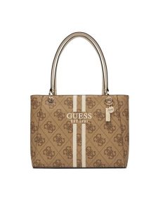 Guess Torebka HWOS96 72250 Beżowy. Brązowe torebki klasyczne Guess, z aplikacjami, ze skóry, bez dodatków. Za 479,99 zł.