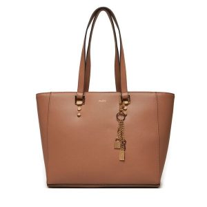 Torebka Aldo. Brązowe shopper bag ALDO, bez wzorów, bez dodatków. Za 249,99 zł.