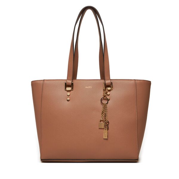 Torebka Aldo. Brązowe shopper bag ALDO, bez wzorów, bez dodatków. Za 179,99 zł.