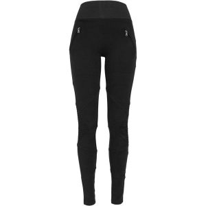 Legginsy Damskie Interlock Z Wysoką Talią. Czarne legginsy Urban Classics, bez wzorów. Za 137,99 zł.