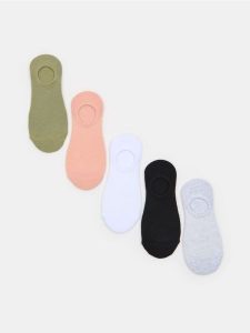 Skarpetki stopki 5 pack - wielobarwny. Skarpetki Sinsay, bez wzorów. Za 12,99 zł.