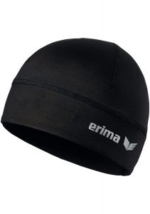 Czapka wydajnościowa Erima. Czarne czapki Erima, bez wzorów, z materiału. Za 83,99 zł.
