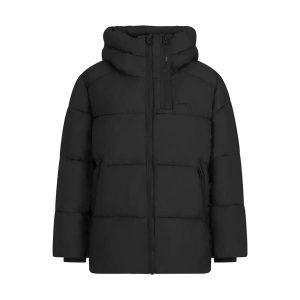 Damska kurtka puchowa Protest Selby. Czarne kurtki Protest, bez wzorów, z puchu, bez kaptura. Za 539,50 zł.