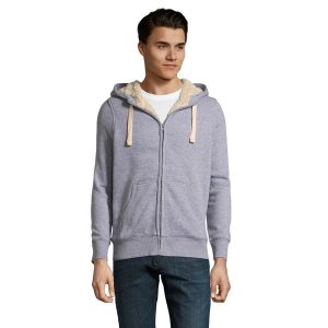 Kurtka Dla Dorosłych Unisex Sherpa Zapinana Na Zamek Błyskawiczny. Szare kurtki SOL'S, m, bez wzorów, bez kaptura. Za 264,99 zł.