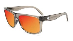 Okulary przeciwsłoneczne dla dorosłych - kategoria 3 z polaryzacją - Clear Grey. Szare okulary przeciwsłoneczne KNOCKAROUND. Za 190,40 zł.