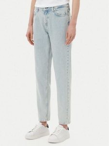 Karl Lagerfeld Jeans Jeansy A2W10057 Niebieski Mom Fit. Niebieskie jeansy Karl Lagerfeld Jeans, bez wzorów, z bawełny. Za 249,99 zł.