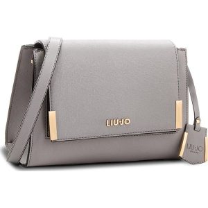Torebka LIU JO - S Crossbody Isola A68005 E0087 Frozen 63850. Szare listonoszki marki Liu Jo, ze skóry ekologicznej. Za 499,00 zł.