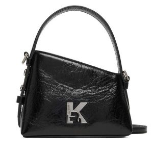 Torebka Karl Lagerfeld Jeans. Czarne torebki klasyczne Karl Lagerfeld Jeans, bez wzorów, z jeansu, bez dodatków. Za 639,99 zł.