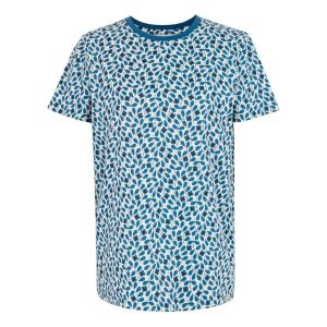 Kobiety/Panie Orla Kiely Jasmine Flower T-shirt. Niebieskie t-shirty Regatta, xl, bez wzorów, bez kołnierzyka, bez ramiączek. Za 94,99 zł.