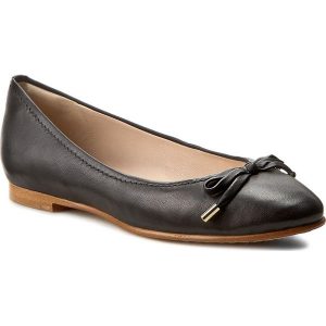 Baleriny CLARKS - Grace Lily 261230524 Black Leather. Balerinki marki Clarks. Za 399,00 zł.