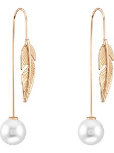 MENTHE À L'O Pozłacane kolczyki rozmiar: onesize. Czerwone kolczyki MENTHE À L'O, z perłą, pozłacane. Za 100,45 zł.