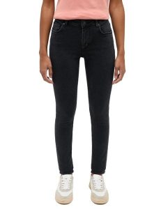 Damskie Spodnie Jeansowe Mustang Style Shelby Skinny Denim Black 1014341 4000 802. Czarne rurki Mustang, z denimu. Za 219,99 zł.