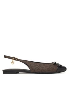 MICHAEL Michael Kors Baleriny Piper Sling 40S6PIFP1B Brązowy. Brązowe balerinki MICHAEL Michael Kors, bez wzorów, ze skóry, bez obcasa, bez zapięcia. Za 419,99 zł.