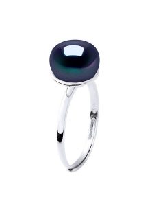 Pearl Addict Srebrny pierścionek z perłą rozmiar: onesize. Niebieskie pierścionki Pearl Addict, z perłą, srebrne. Za 217,99 zł.