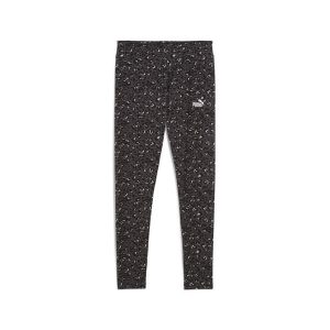 Damskie legginsy Essentials ze zwierzęcym nadrukiem PUMA Black. Czarne legginsy Puma, bez wzorów. Za 169,00 zł.