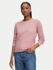 Robe di Kappa Sweter Jolie 65116CW Różowy Regular Fit. Czerwone swetry klasyczne Robe di Kappa, m, z wełny, bez kołnierzyka. Za 249,99 zł.
