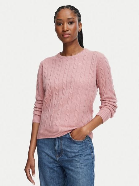Robe di Kappa Sweter Jolie 65116CW Różowy Regular Fit. Czerwone swetry klasyczne Robe di Kappa, m, z wełny, bez kołnierzyka. Za 249,99 zł.