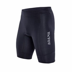 Unisex neoprenowe szorty do sportów wodnych EASY 2 mm. Czarne kombinezony AGAMA, s, bez wzorów, z materiału, sportowe, bez kołnierzyka, bez ramiączek. Za 201,08 zł.