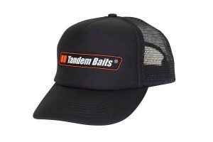 Czapka z daszkiem TB logo. Brązowe czapki TANDEM BAITS, bez wzorów, z materiału. Za 69,29 zł.
