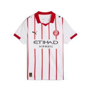 Młodzieżowa koszulka domowa Girona FC 25/26 PUMA White Red. Biała bluzki Puma, l, bez wzorów, klasyczne, bez kołnierzyka, bez ramiączek. Za 349,00 zł.