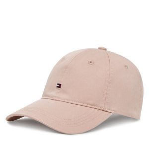 Czapka z daszkiem Tommy Hilfiger. Czerwone czapki TOMMY HILFIGER, bez wzorów. Za 149,99 zł.