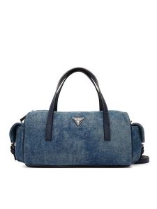 Guess Torebka Kassie HWDG99 30050 Niebieski. Niebieskie torebki klasyczne Guess, z aplikacjami, z materiału, bez dodatków. Za 609,99 zł.