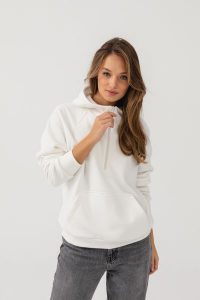 BLUZA VIVIEN ŚMIETANKOWA L - Flawless. Bluzy Flawless, na zimę, l, bez wzorów, z bawełny, bez kaptura. Za 330,00 zł.