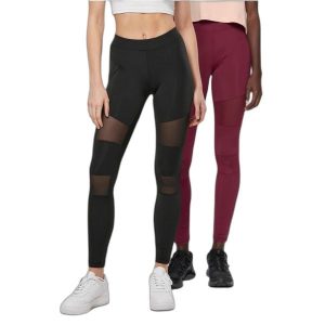 Damskie legginsy z dzianiny Urban Classics Tech (x2). Czarne legginsy Urban Classics, bez wzorów, z dzianiny. Za 206,00 zł.
