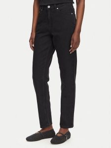 Karl Lagerfeld Jeans Jeansy A4W10037 Czarny Mom Fit. Czarne jeansy Karl Lagerfeld Jeans, bez wzorów, z bawełny. Za 429,99 zł.
